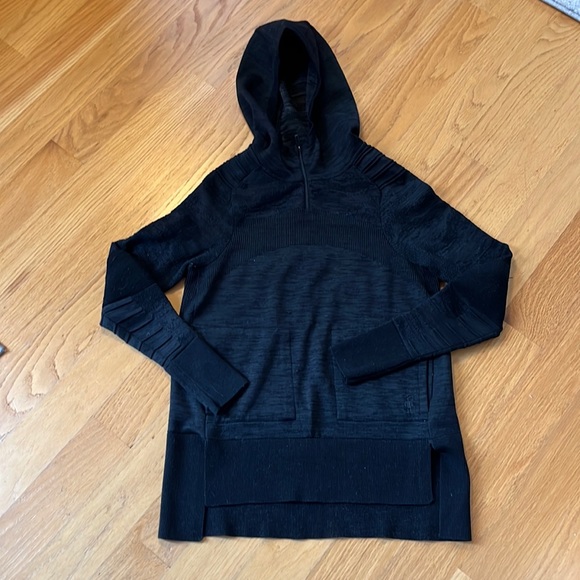 Smartwool intraknit merino sport fleece pullover size small black - Picture 1 of 14